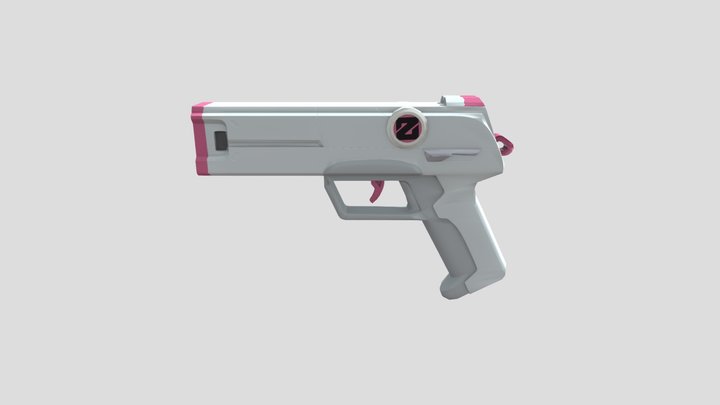 Spectrum Pistol 3D Model