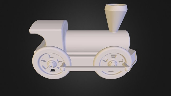 J_Malevanets_TrainEngine Assmbly 3D Model