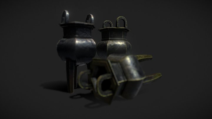 Cauldrons 3D Model
