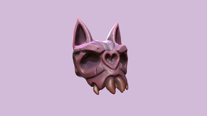 Intro 3D Mod Head Skull 3D Model