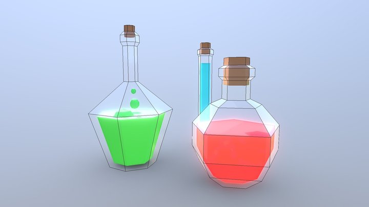 Potions – Modello 3D gratuito STL