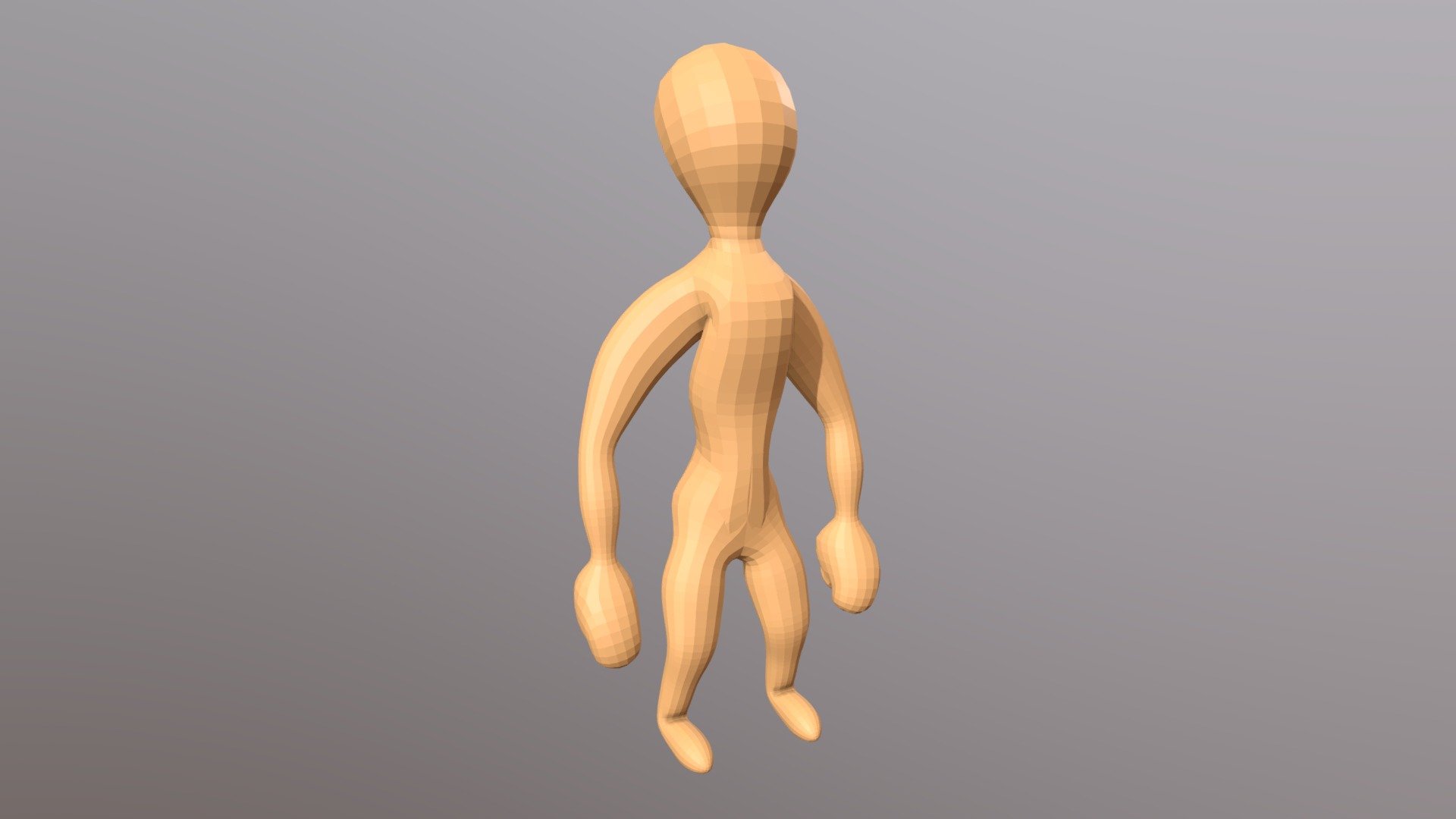 base Muñeco lowpoly