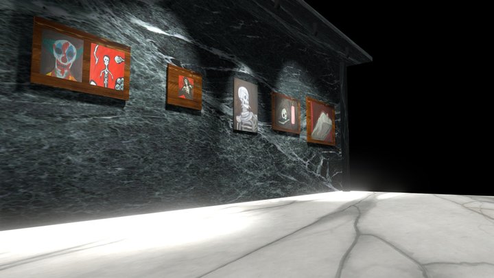 Small Museum of Skulls 3D Model