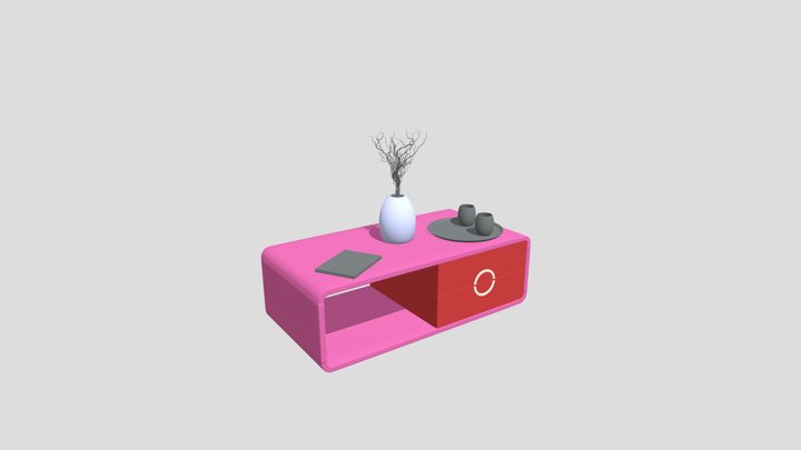 Center Table 3D Model