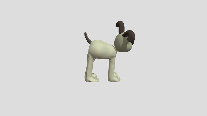 Gromit Highpoly Sculpting 3D Model