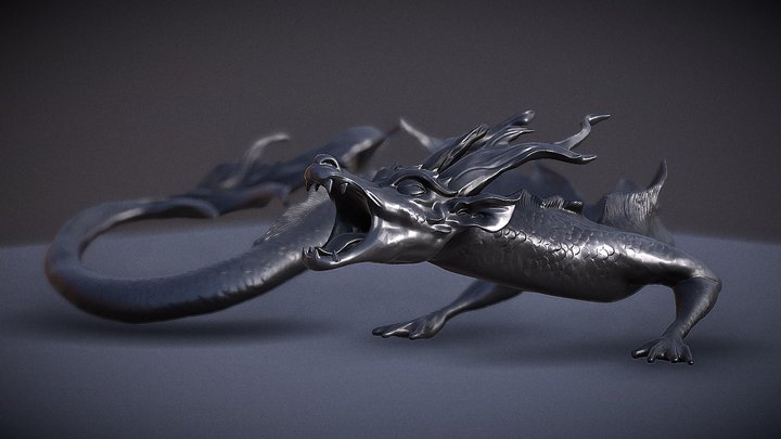 the Dragon 3D Model