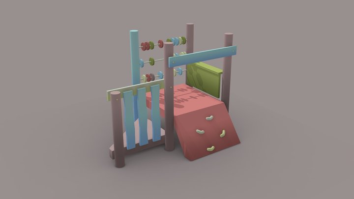 Lowpoly playground 3D Model