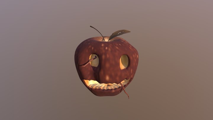 A Bad Apple 3D Model