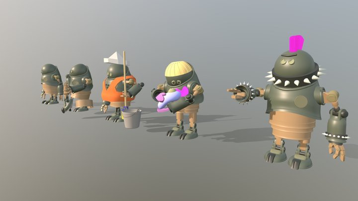 DZ_cockroach_colored 3D Model