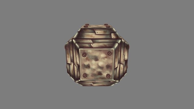 Metal Box 3D Model