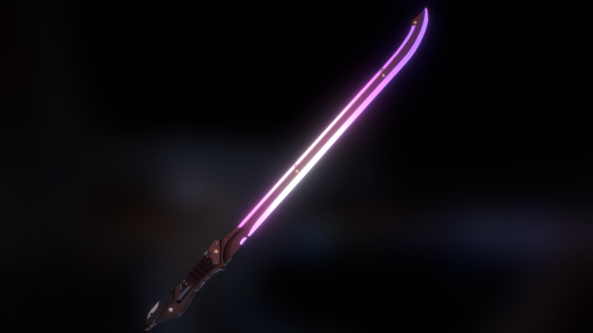 Triple Dark Blade - Download Free 3D model by korbenhall (@korbenhall)  [481dd93]