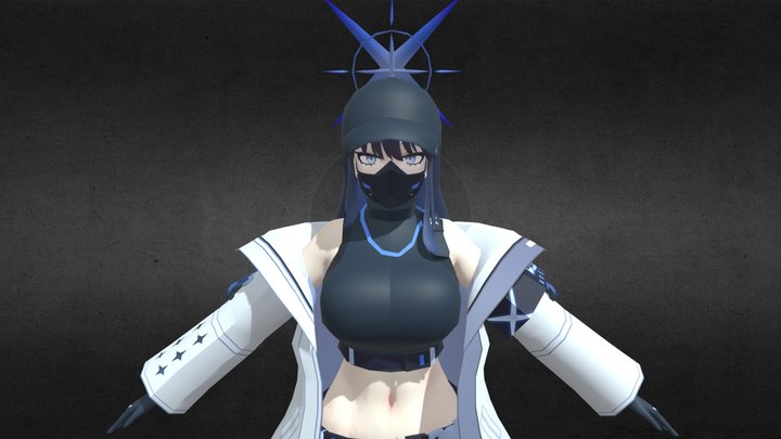 Joumae Saori 3D Model