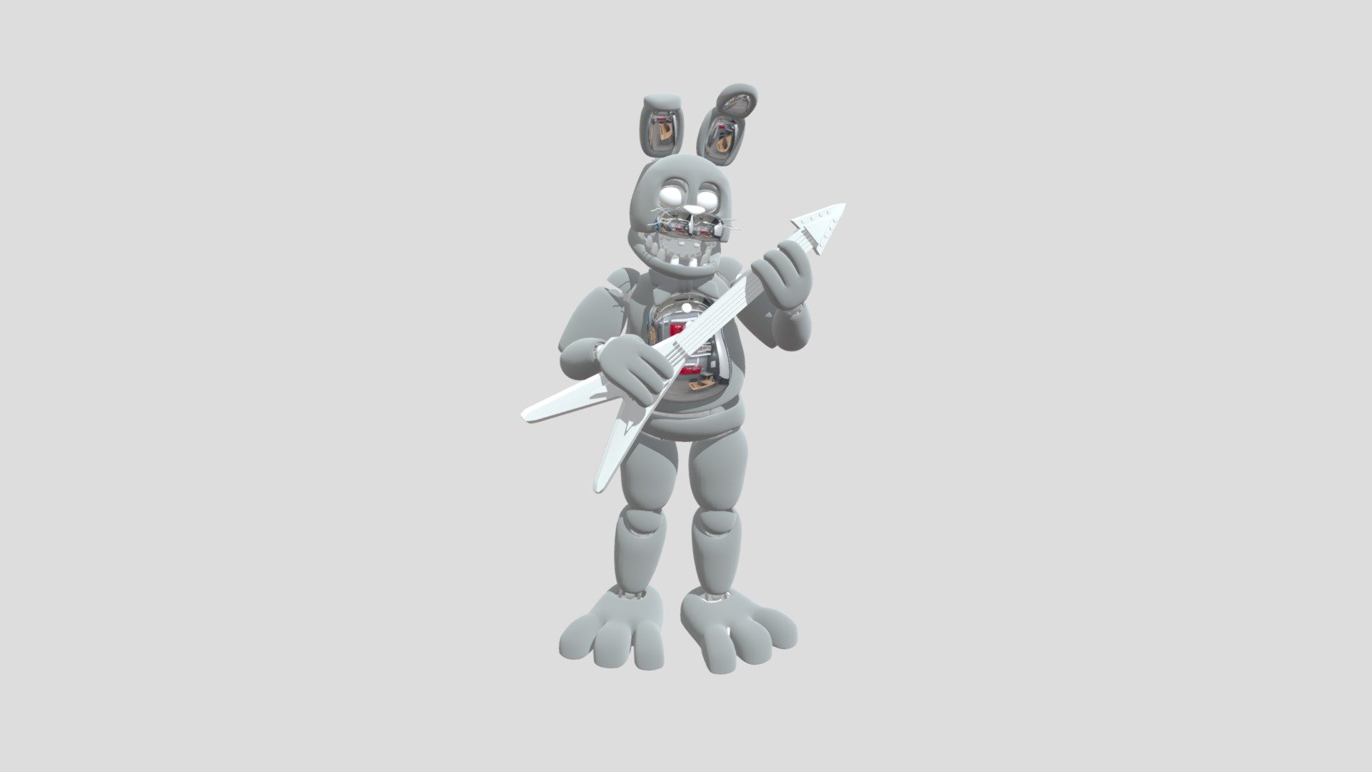 Tmgunwitheredbonnie Download Free 3d Model By Becerramataruben 7a9bf0c Sketchfab 6578