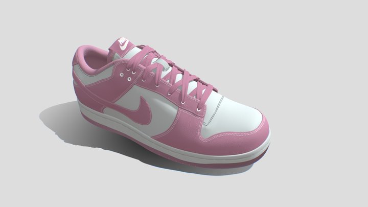 Shoes_ Nike Pink_2025-08-10 3D Model