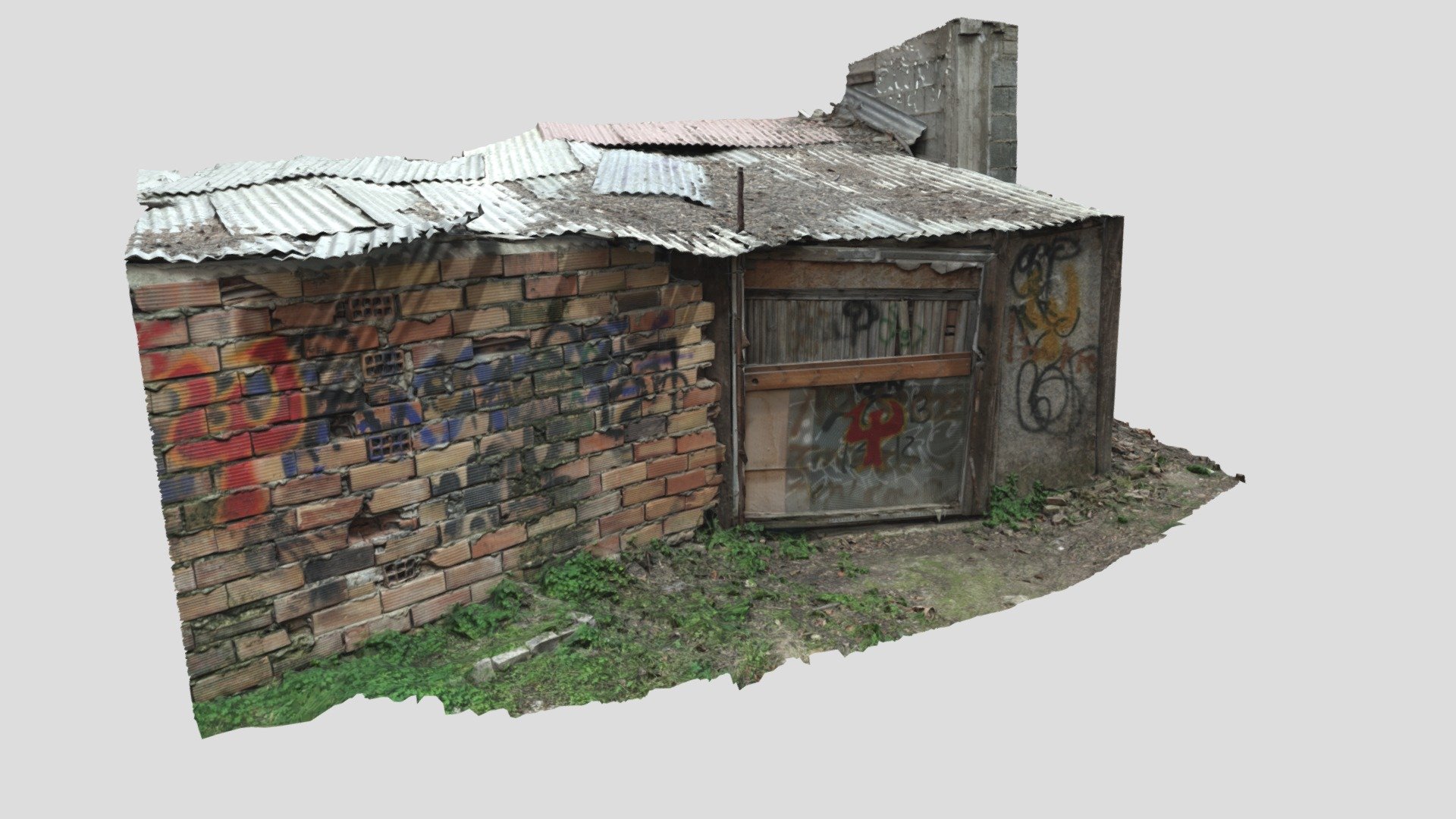 Rundown Shack 1 - Download Free 3D model by olkaad [7a9c8ce] - Sketchfab