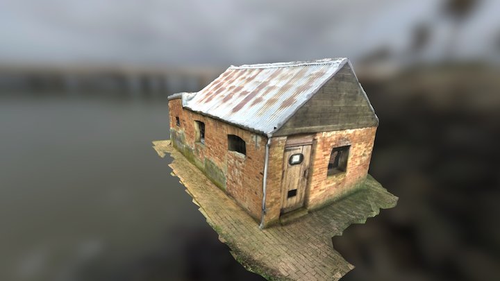 Coolart Wetland Hut 3D Model