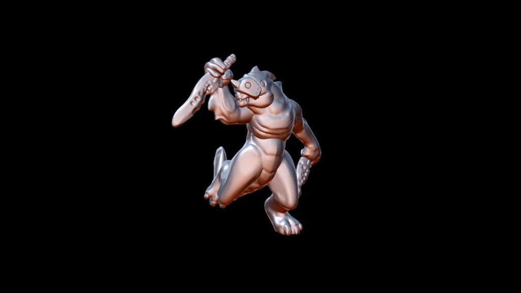 Slisk Warrior - 3D model by dutchmogul [7a9e37c] - Sketchfab
