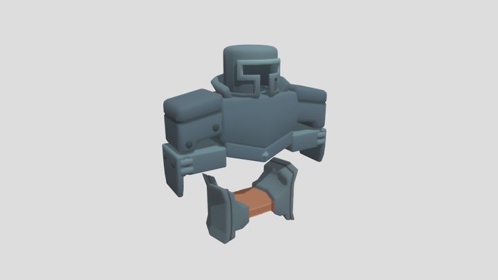 Iron Armor 3D Model