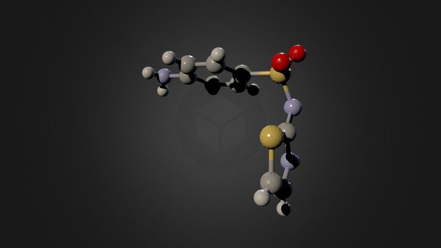 Sulfanilamide (SUTHAZ) 3D Model