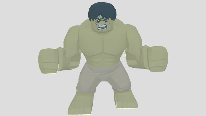 LEGO Incredible Hulk 3D Model