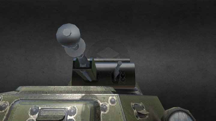 T-40 Light Amphibious Tank 3D Model
