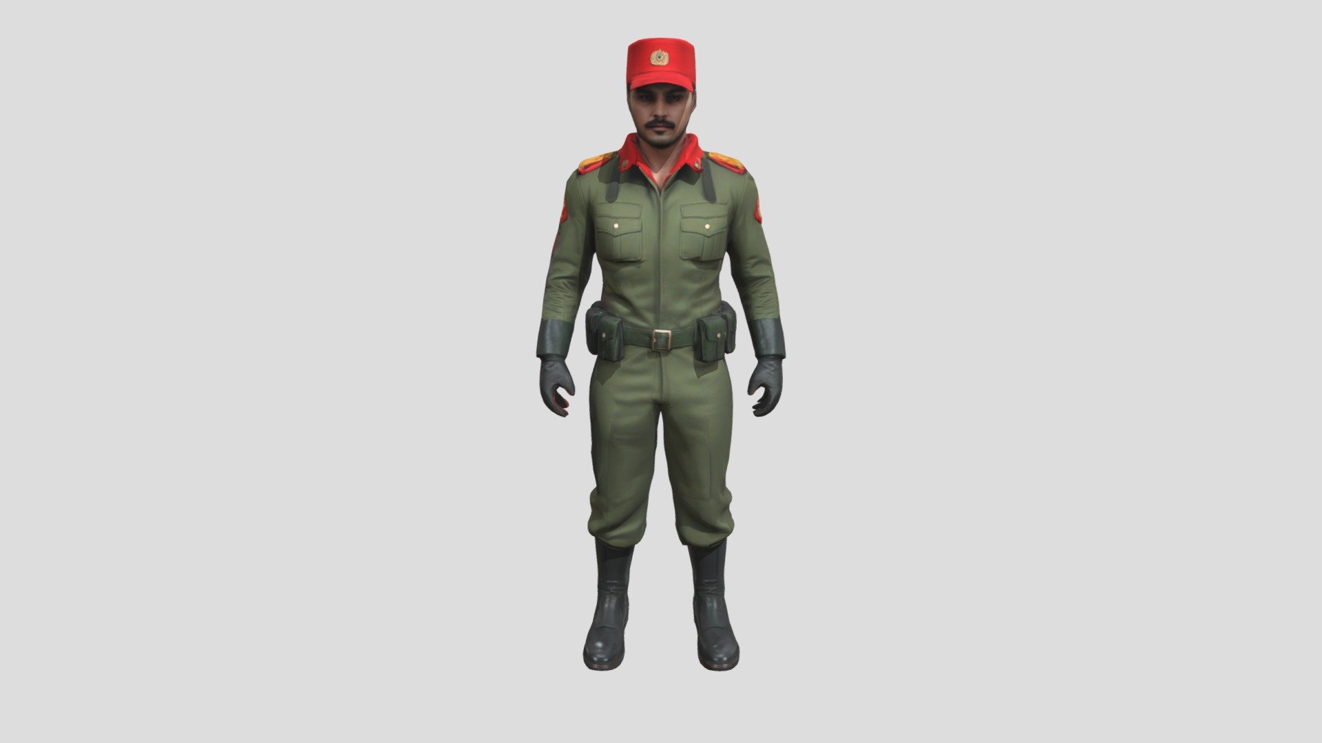 Commander in Red Cap - 3D model by mpbox94 [7aa0d8b] - Sketchfab