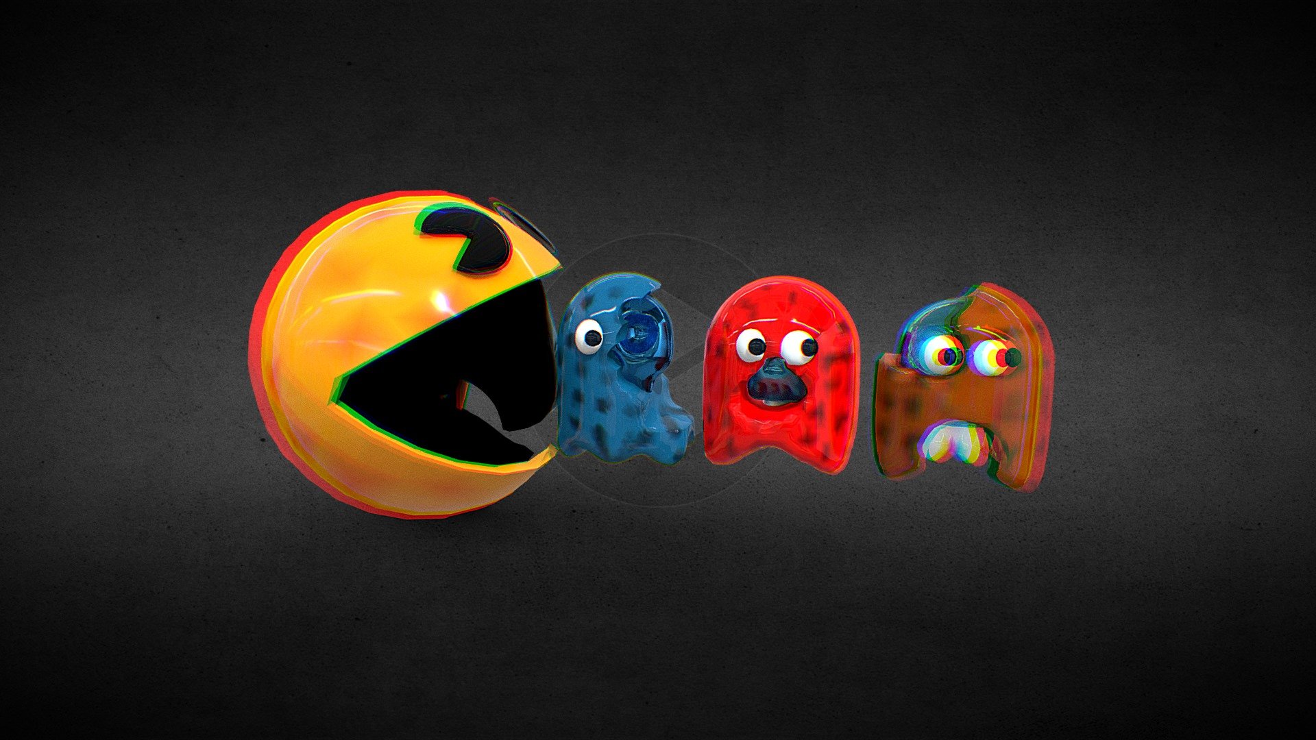 Pacman Zombie - Buy Royalty Free 3D model by Aumentados [7aa0f31 ...