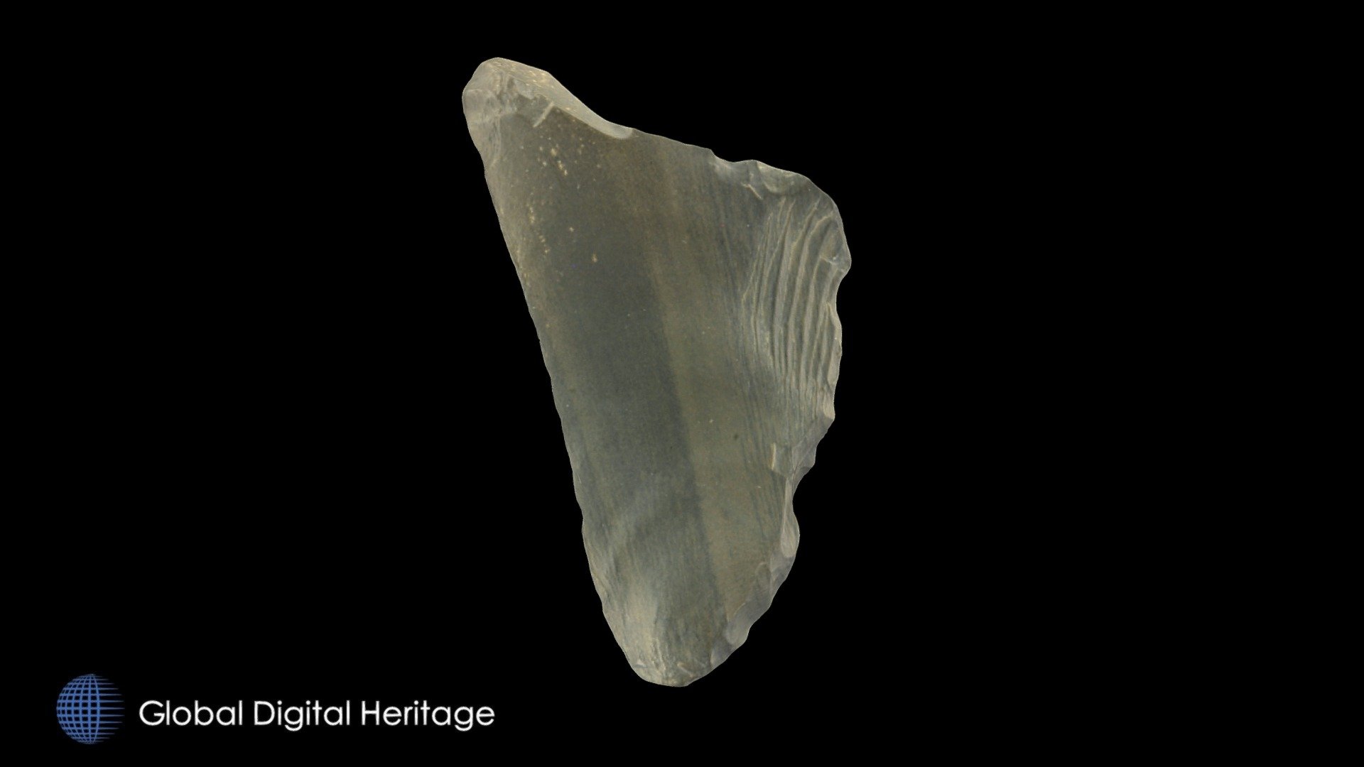 XFP-054-48  Stone tool, Sanak Island, Alaska.