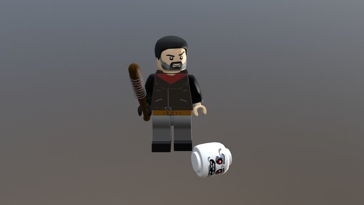 Negan Lego 3D Model
