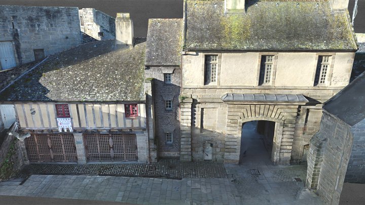 Ville-Close de Concarneau - Entrée 3D Model