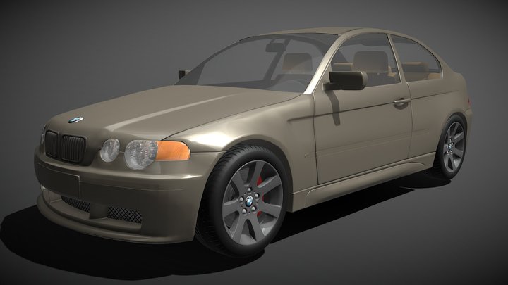 Bmw 318ti e46 compact – Free 3D Model STL