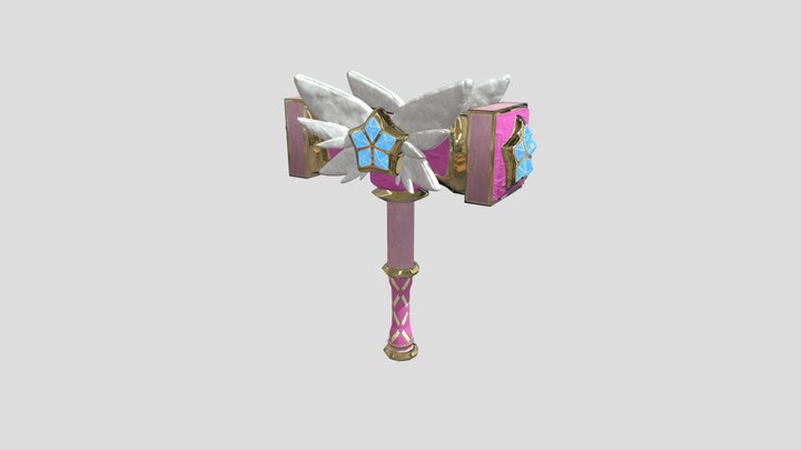Cute Hammer 3D Model