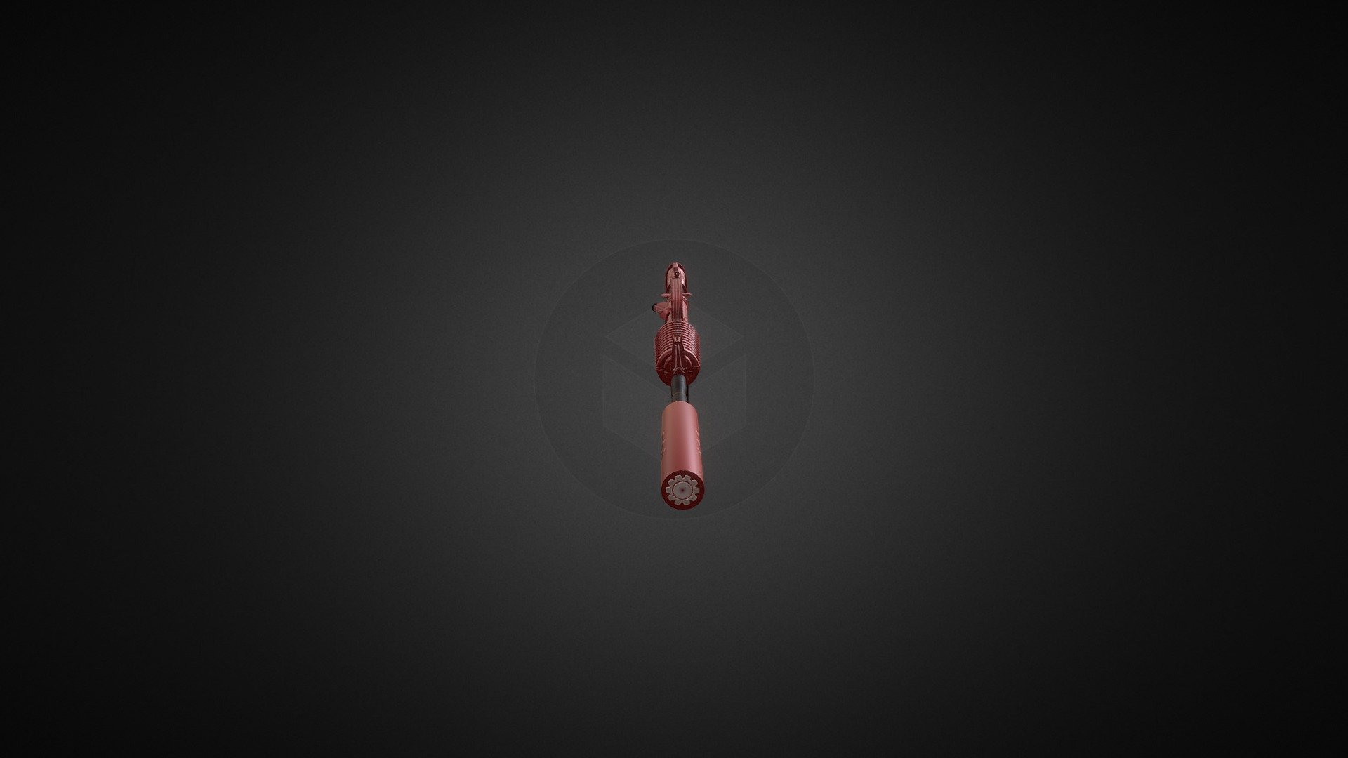 M4A1-S | Electron (red version) - 3D model by Dante$ (@real_dantes ...