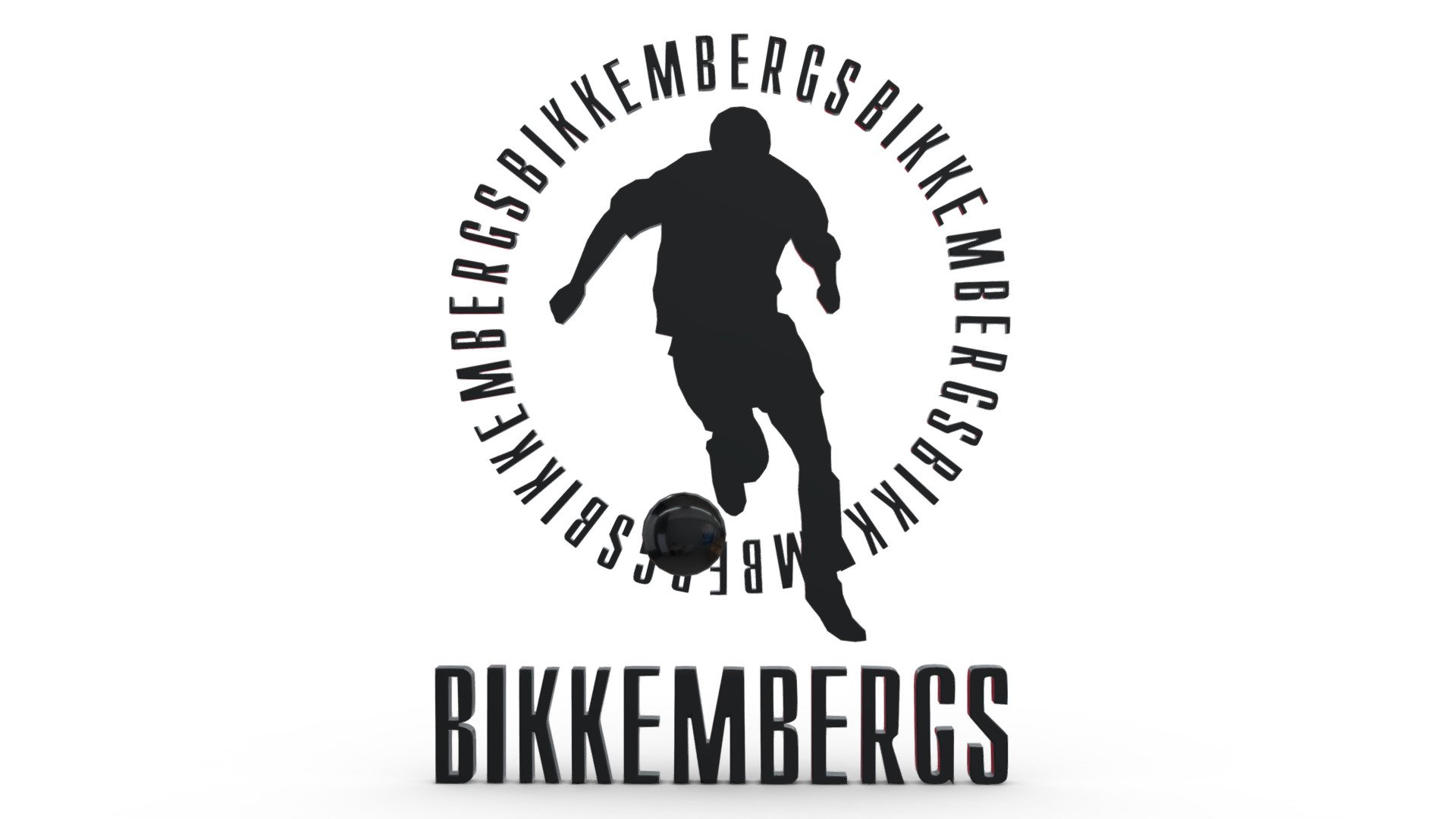 bikkembergs logo Download Free 3D model by PolyArt ivan2020