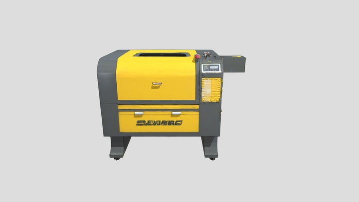 Zareff Laser Cutter 3D Model