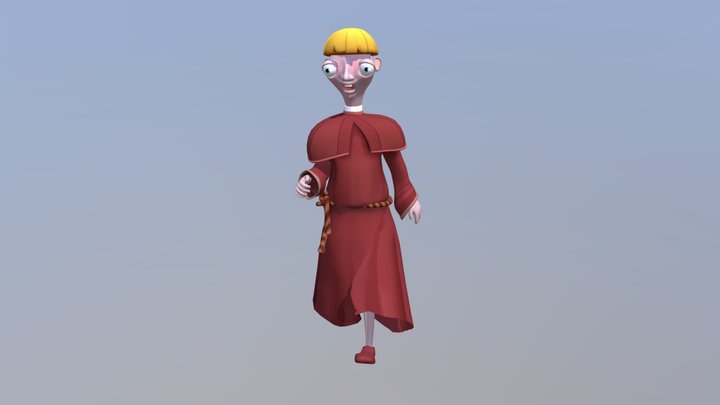 Monk 3D Model