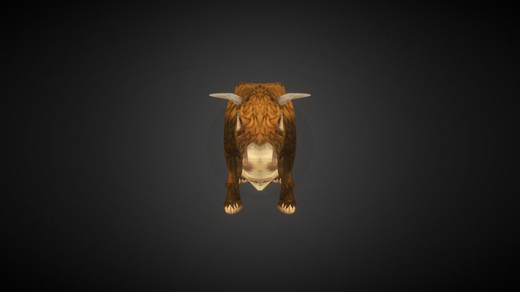 A fuzzy cow!