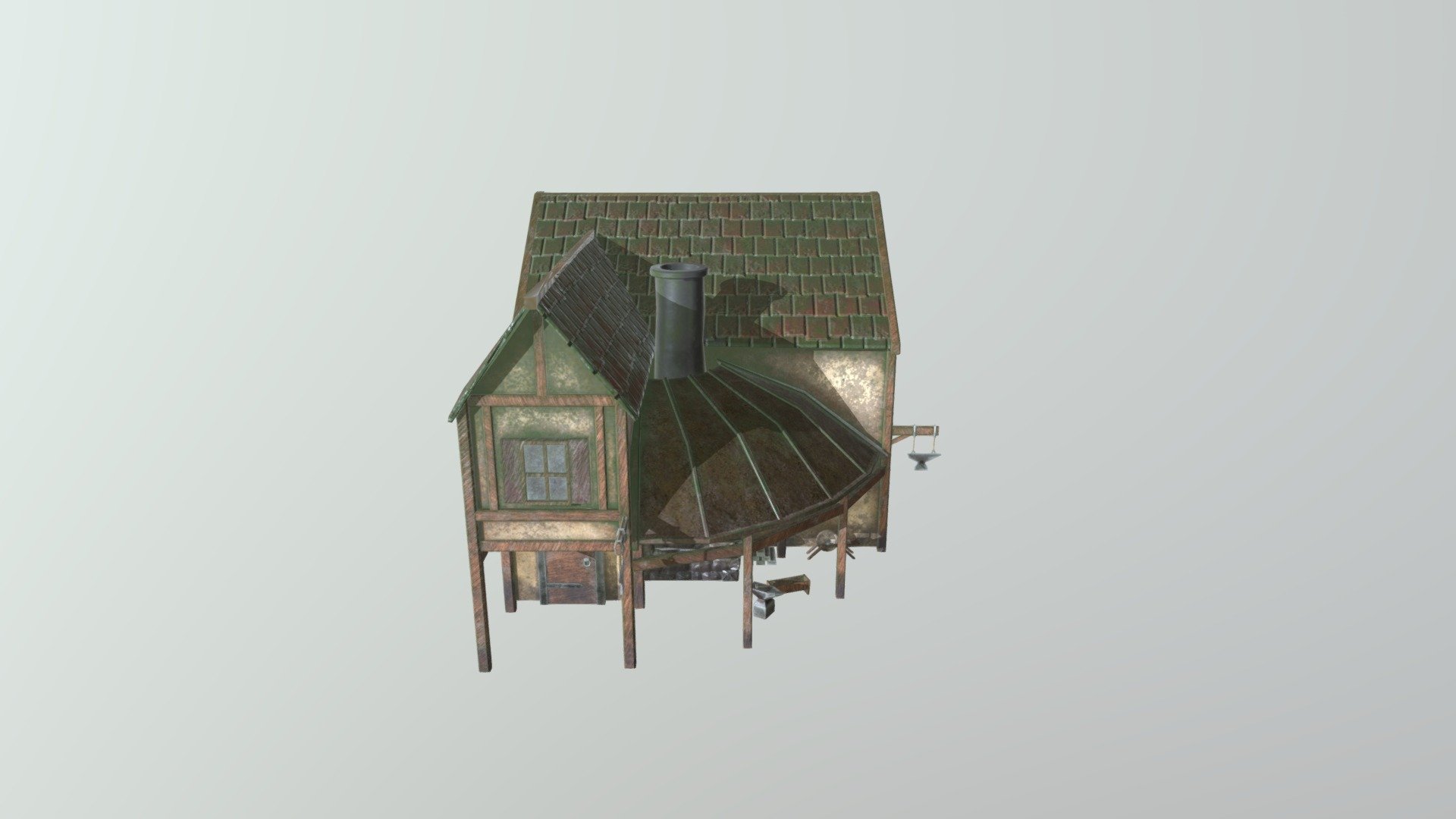 Medieval house assignment - 3D model by merosis [7aa6a3e] - Sketchfab