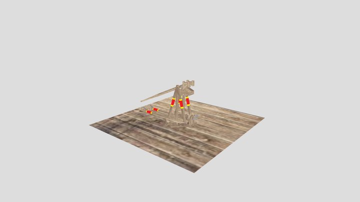 Terebuchet 3D Model