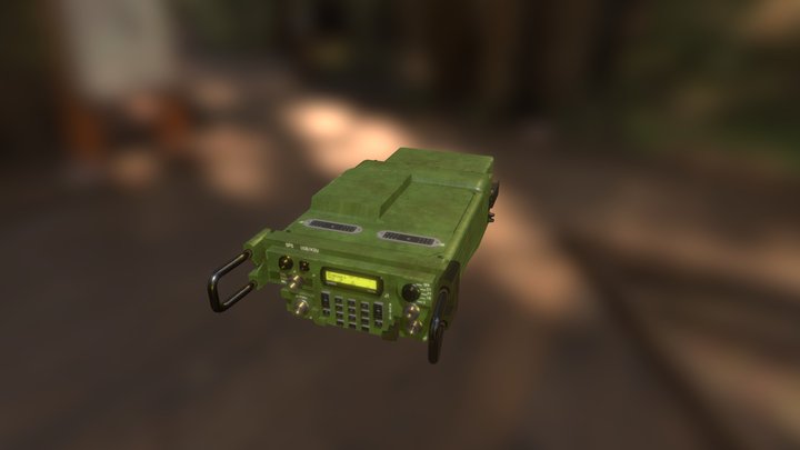 Harris Failcon Military Radio 3D Model