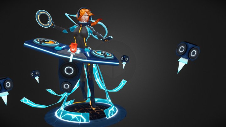 DJ Sona 3D Model