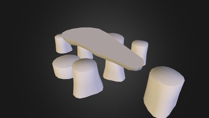 Bench.obj 3D Model