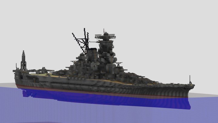 IJN Yamato 3D Model