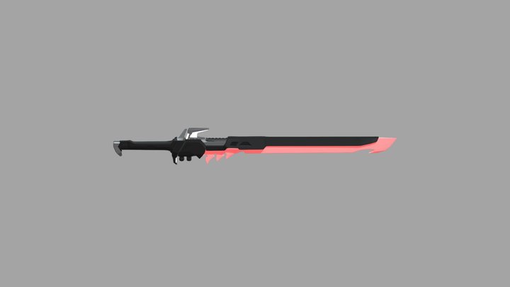 scifi sword 3D Model