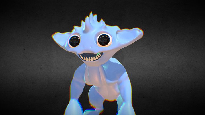 Smiley Miley - Buggy Huggy Banban 4 3D Model
