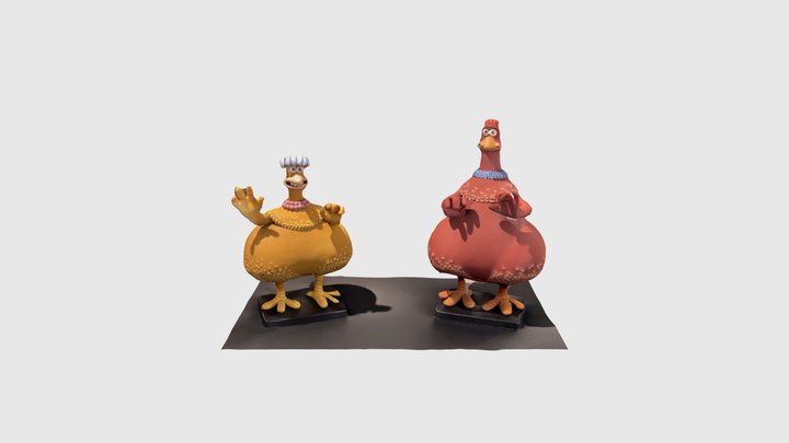 Chicken run 3D Model