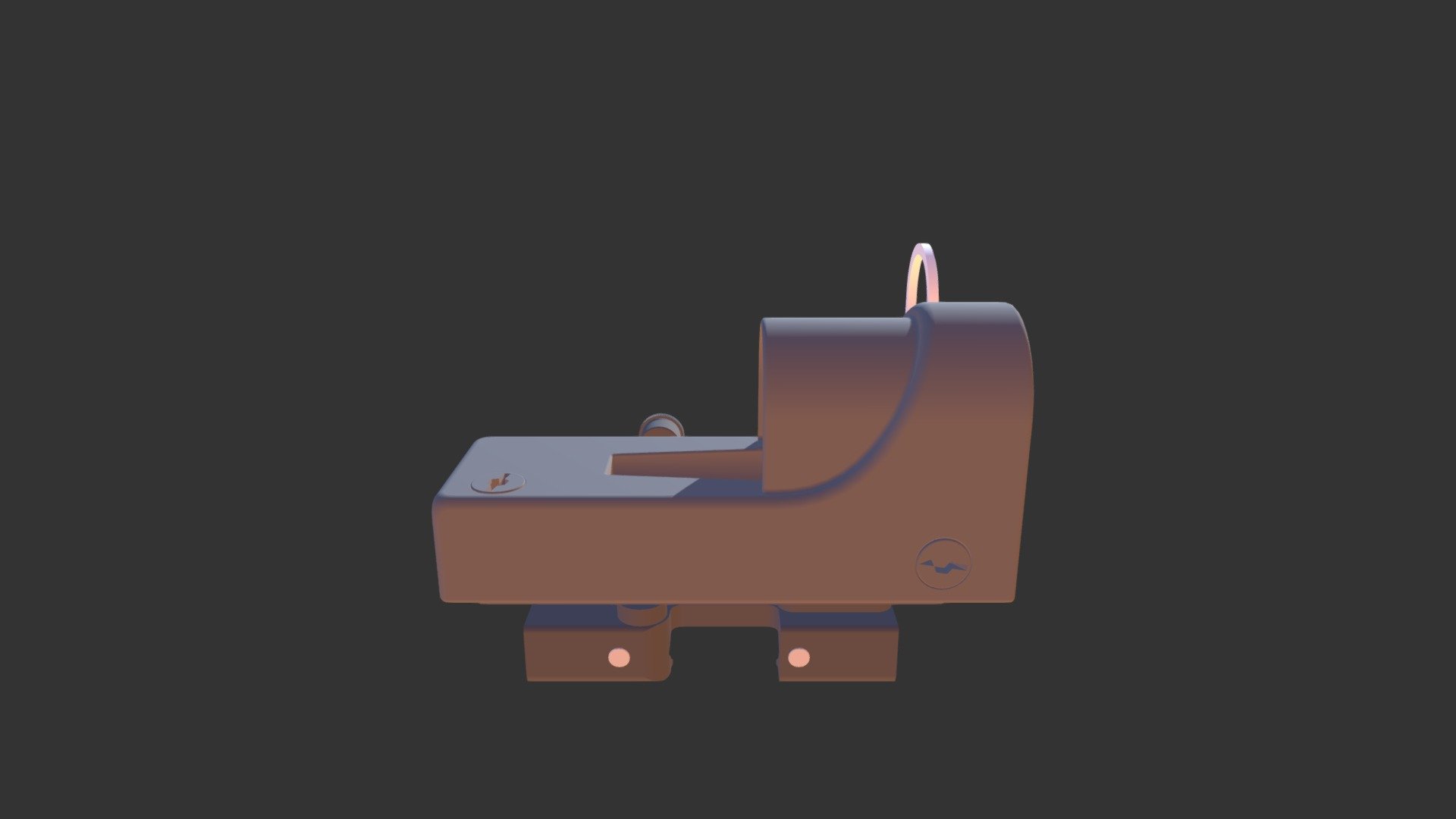 Trijicon Reflex Rx01 sight - 3D model by bishop19 [7aac7a4] - Sketchfab