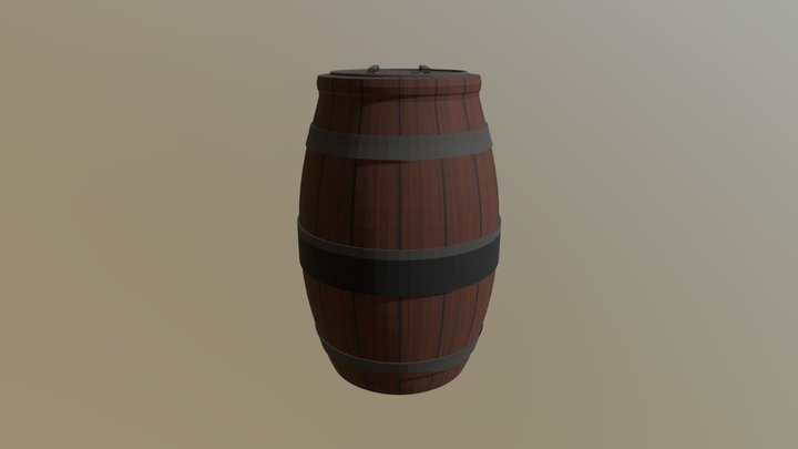 Barrel 01 3D Model