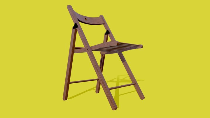 IKEA foldable chair TERJE 3D Model