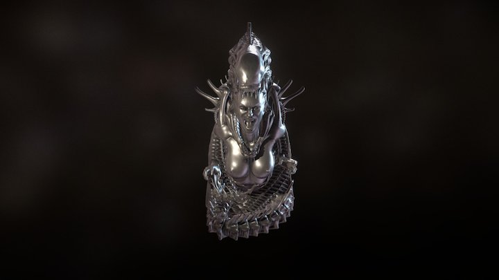 Alien Covenant sculpture 3D Model